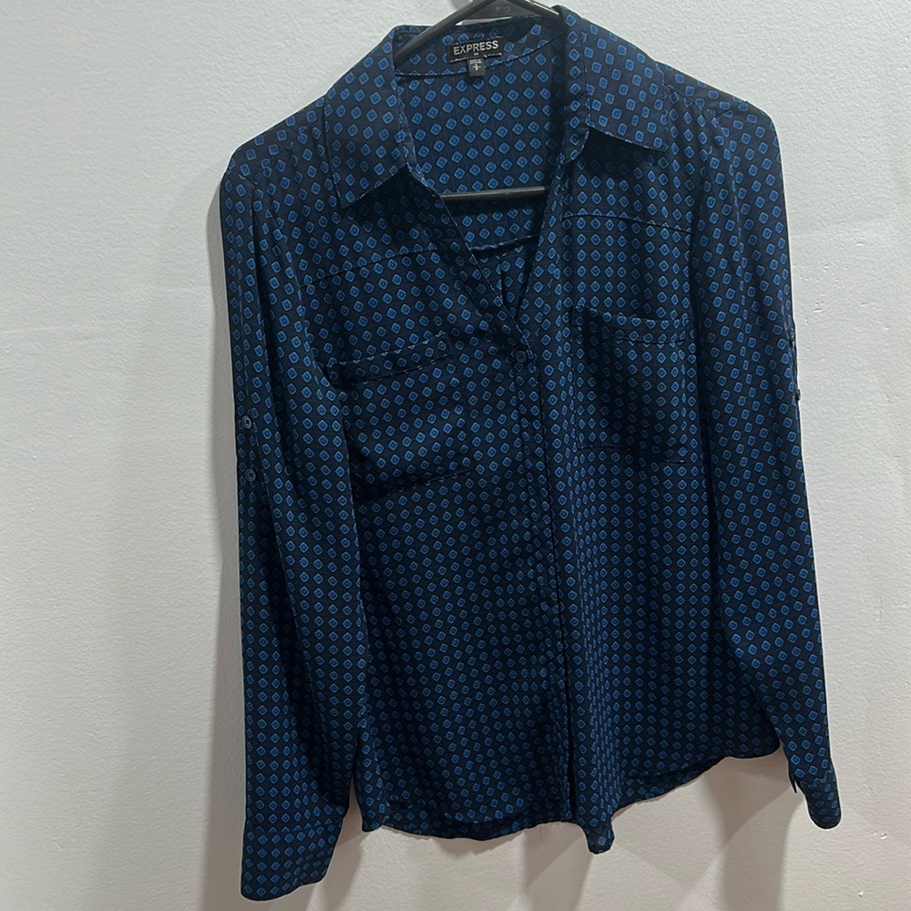 Navy blue express shirt